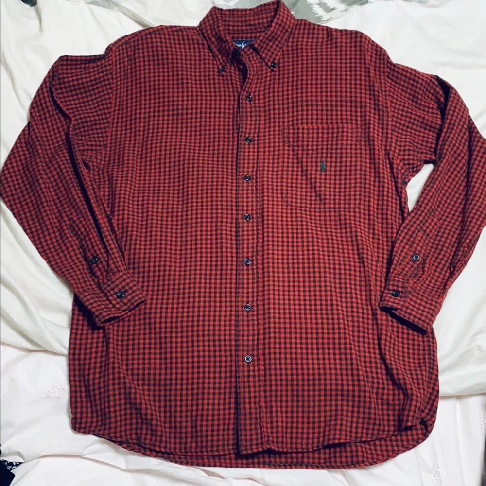 Ralph Lauren boys plaid cotton shirt